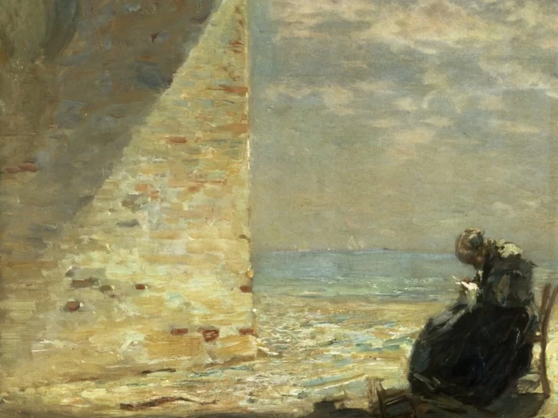 1842-Guglielmo Ciardi - Alla Porta-Galleria d'Arte Moderna-Palazzo Pitti-Firenz